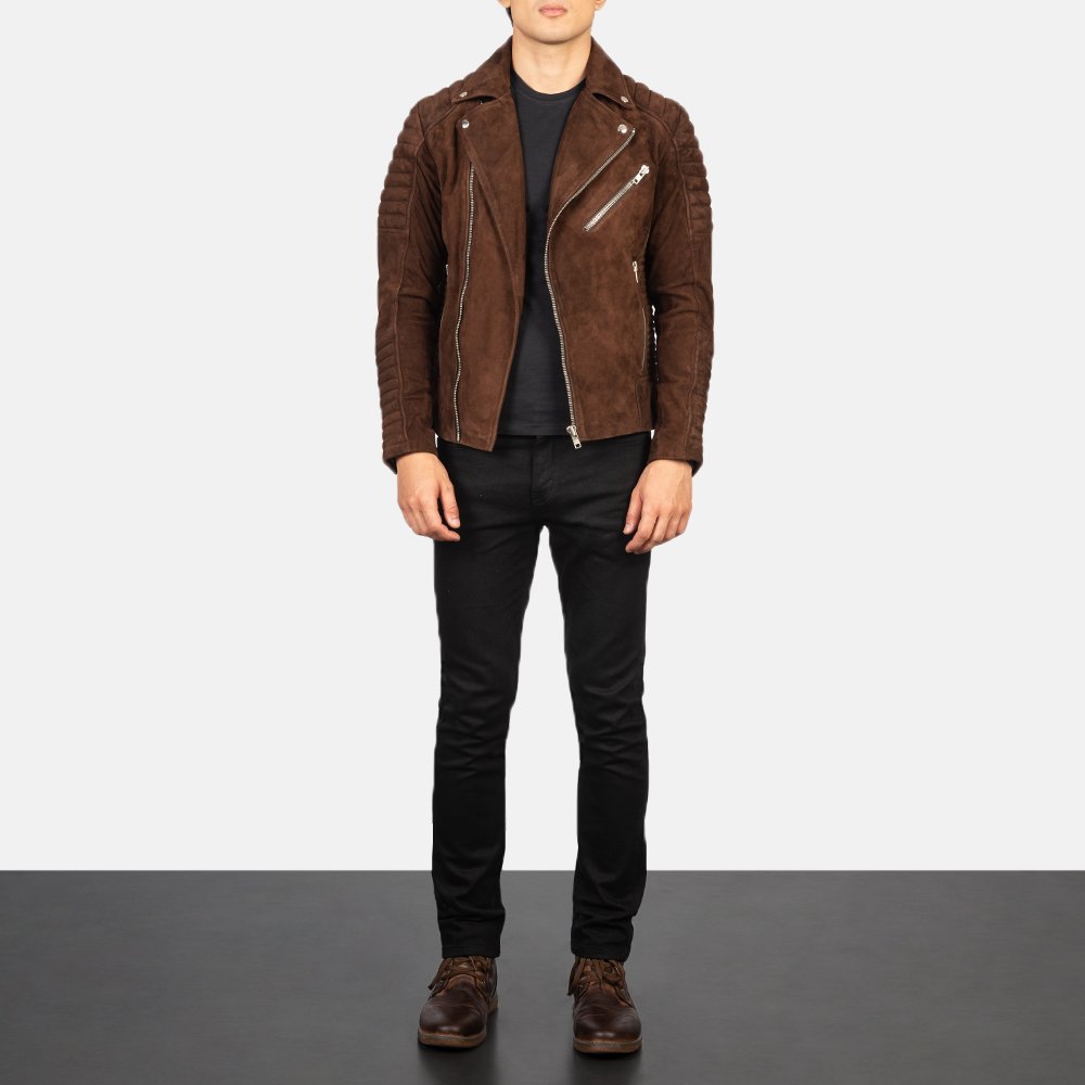 Velvet Verve Suede Leather Jacket - Thumbnail 3