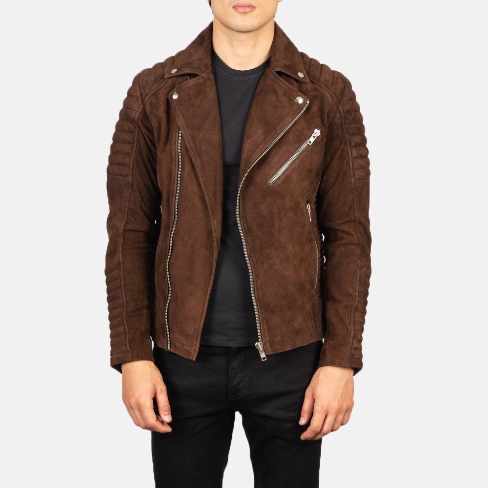 Velvet Verve Suede Leather Jacket - Thumbnail 4