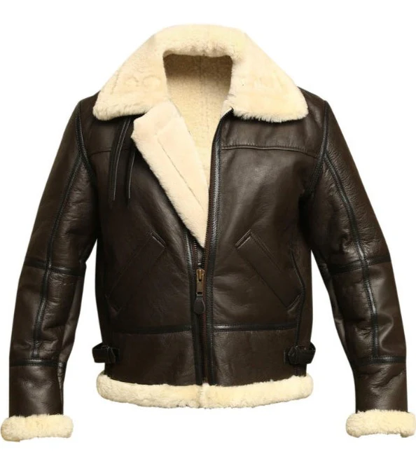 Luxe Layers Shearling Leather Jacket - Thumbnail 2