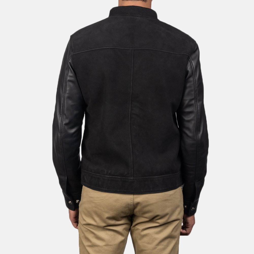 Suede Swagger Leather Jacket - Thumbnail 5