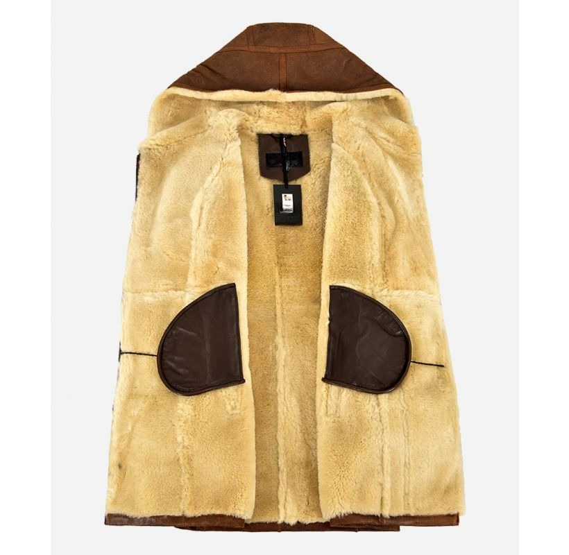 Fur Fashion Luxurious Shearling Coat - Thumbnail 3