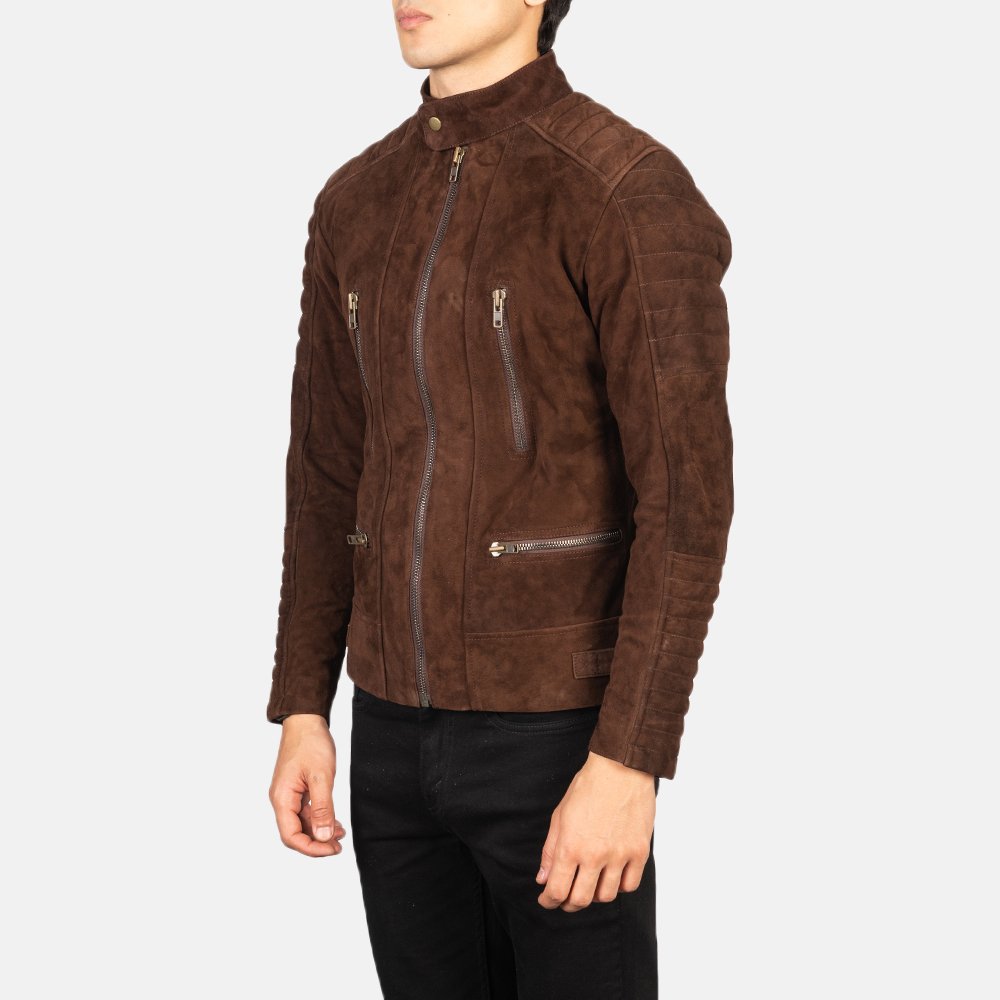 Velvet Vogue Suede Leather Jacket - Thumbnail 5