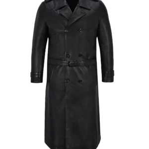 Timeless Elegance Leather Trench
