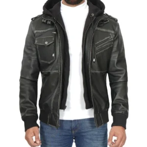Urban Edge Iconic Leather Bomber