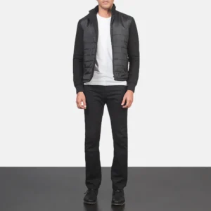 Quilted Quest Leather Puffer Jacket