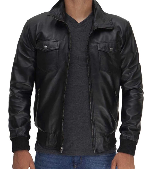 Rugged Glam Bomber Jacket Vibes - Image 4