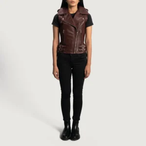 Modern Elegance Leather Vest
