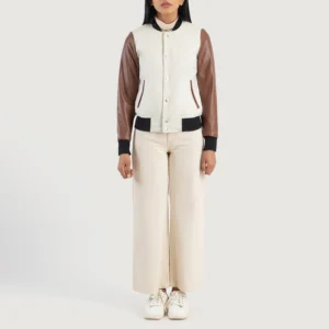 Retro Chic Varsity Jacket Elegance