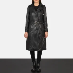 Fixon Hooded Brown Trench Coat