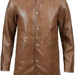 Urban Edge Leather Coat Swagger